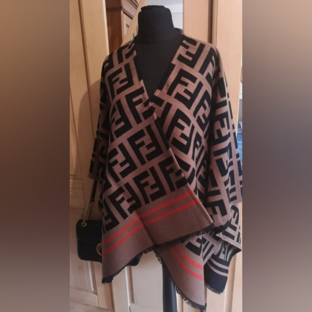 Fendi Oversized Reversible Cape